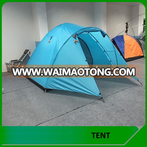 Family double layers 5-6 person camping tent for outdoor