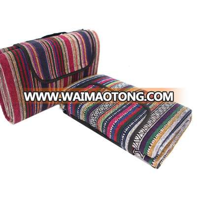 Moistureproof antifouling picnic blanket creeping mat ethnic style